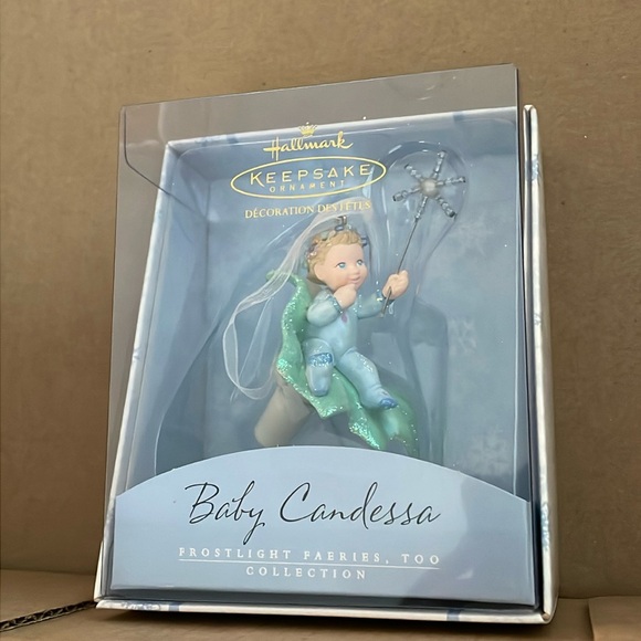 Hallmark Keepsake ornament  Baby Candessa frost light faerie too collection NWT - Picture 1 of 9